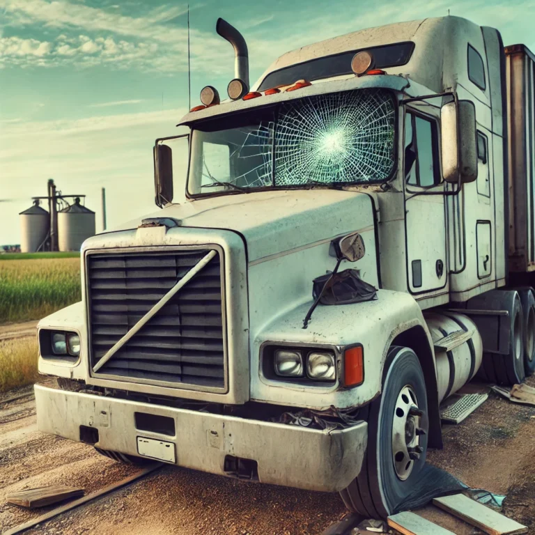 Tractor-trailer windshield repair